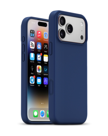 xBase by PowerPeak Liquid Silicone Gel / Rubber MagSafe (Navy Blue) for iPhone 17 Pro / 18 Pro (Only Ground Shipping)