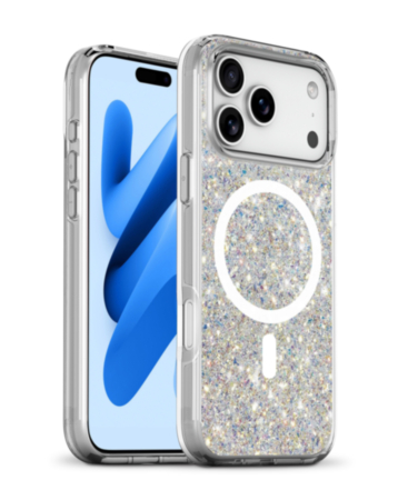xBase by PowerPeak Sparkleline Series Light MagSafe Case (White Gold) for iPhone 17 Pro / 18 Pro (Only Ground Shipping)
