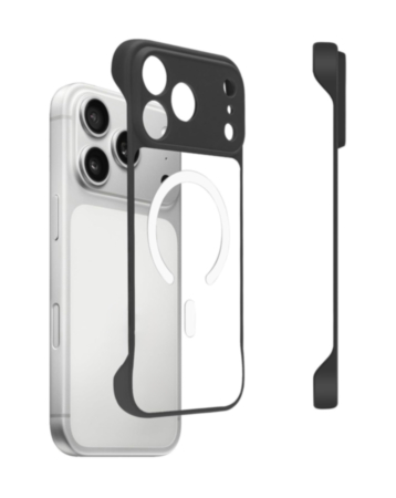 xBase by PowerPeak Minimalist Series MagSafe Compatible Bumper Case (Black) for iPhone 17 Pro Max / 18 Pro Max (Only Ground Shipping)
