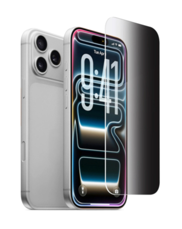xBase by PowerPeak Privacy Tempered Glass with Applicator for iPhone 18 Pro Max (Single Pack)