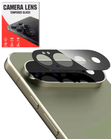 xBase by PowerPeak Back Camera Tempered Glass for Google Pixel 11 XL (Black)