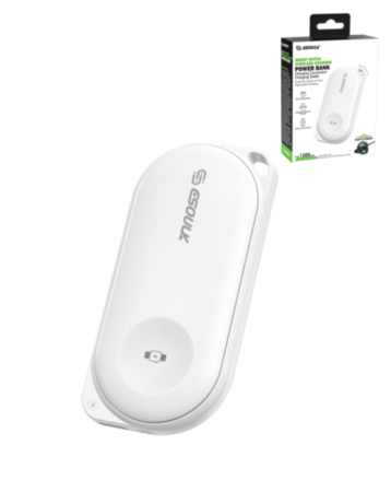 Esoulk Smart Watch Wireless Charging Power Bank (1200 mAh) (WHITE) (Only Ground Shipping)