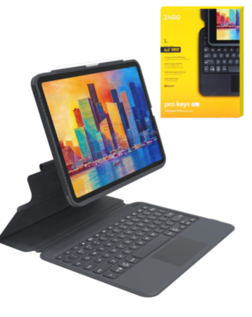 ZAGG Pro Keys Wireless Keyboard with Trackpad and Detachable Case for iPad 10.2 (7th / 8th / 9th) (Only Ground Shipping)