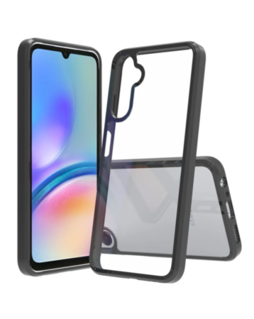 Galaxy A05S Hybrid Case with Air Cushion Technology - BLACK (Only Ground Shipping)