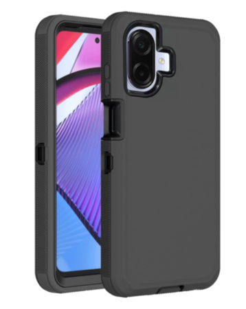 Heavy Duty Case for Galaxy A07 (BLACK) (Only Ground Shipping)