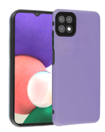 Full Cover New Design Silicone Case - LILAC for Galaxy A22 5G (Only Ground Shipping)