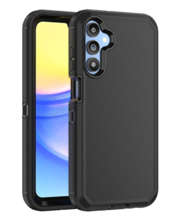 Heavy Duty Case for Galaxy A25 (BLACK) (Only Ground Shipping)