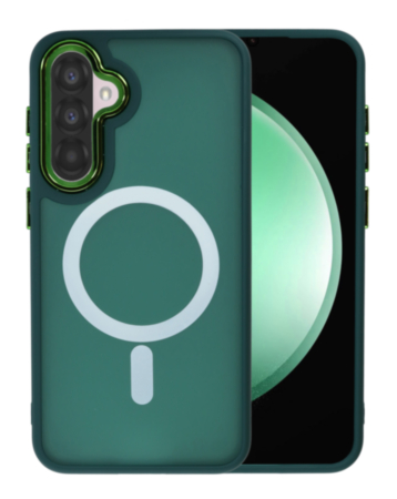 New Magnetic Wireless Charging Case -DARK GREEN for Galaxy A27 (Only Ground Shipping)