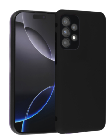 Full Cover New Design Silicone Case - BLACK for Galaxy A33 (Only Ground Shipping)