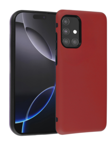 Full Cover New Design Silicone Case - RED for Galaxy A71 4G (Only Ground Shipping)