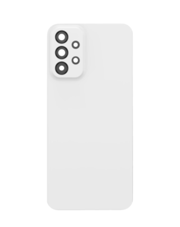 Back Glass with Camera Lens and Adhesive for Galaxy A73 5G (A736 / 2022) (NO LOGO) (WHITE)