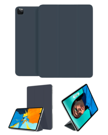 Smart Full Body Magnet Cover - NAVY BLUE for iPad Air 11 2024 / Air 4 / Air 5 / Pro 11 (1st / 2nd / 3rd / 4th) (Only Ground Shipping)