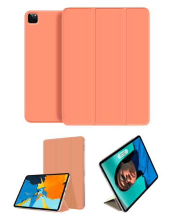 Smart Full Body Magnet Cover - ORANGE for iPad Air 11 2024 / Air 4 / Air 5 / Pro 11 (1st / 2nd / 3rd / 4th) (Only Ground Shipping)