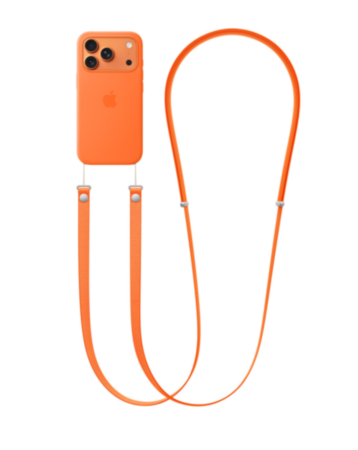 Lanyard Crossbody For Phone Case / Adjustable Neck Hanging (3.6ft) - ORANGE (Only Ground Shipping)