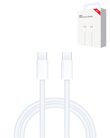 USB C-C Fast Charging Cable for iPhone 17 / 16 / 15 Series and iPads Series (6ft) (240W) (Only Ground Shipping)
