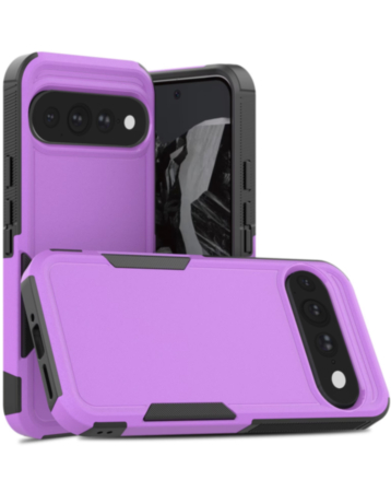 Dual Layers Shockproof Strong Case (Purple) for Google Pixel 9 Pro XL / 10 Pro XL / 11 Pro XL (Only Ground Shipping)