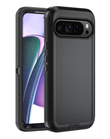 Heavy Duty Case for Google Pixel 9 Pro XL (BLACK) (Only Ground Shipping)