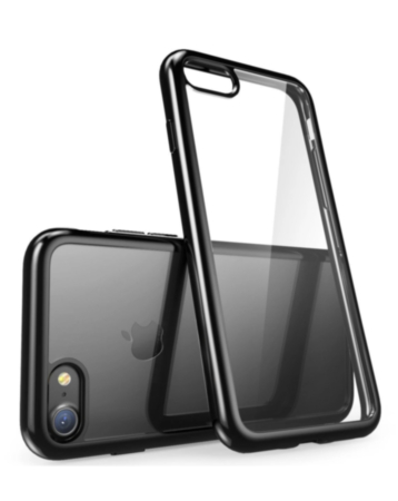 Hybrid Case with Air Cushion Technology - BLACK for iPhone 7 / 8 (Only Ground Shipping)