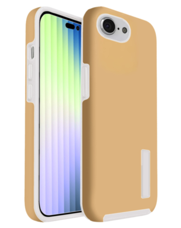 Dual Layer Protective Case Cover - GOLD for iPhone 7 / 8 (Only Ground Shipping)