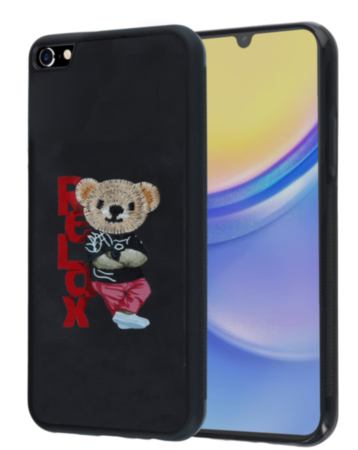 Cute Animal Design Case - RELAX BEAR for iPhone 7 / 8 (Only Ground Shipping)