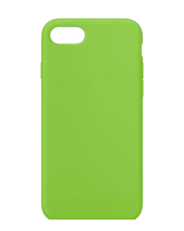 Soft Solid Silicone Case Full Bottom Cover - NEON GREEN for iPhone 7 / 8 (Only Ground Shipping)