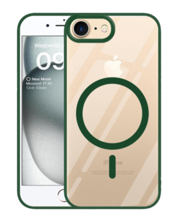 Printing Design Wireless Charging Case -DARK GREEN for iPhone 7 (Only Ground Shipping)