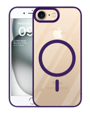 Printing Design Wireless Charging Case (DARK PURPLE) for iPhone 7 (Only Ground Shipping)