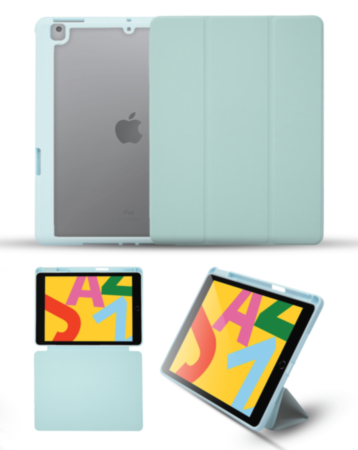 Smart Full Body Magnet Cover - BABY BLUE for iPad 10.2" (7th / 8th / 9th) (Only Ground Shipping)