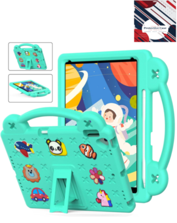 Shockproof Handle Case - GREEN for iPad 10.2" (7th / 8th / 9th) / Air 3 / Pro 10.5 (Only Ground Shipping)