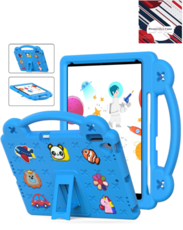 Shockproof Handle Case - BLUE for iPad 10.2" (7th / 8th / 9th) / Air 3 / Pro 10.5 (Only Ground Shipping)