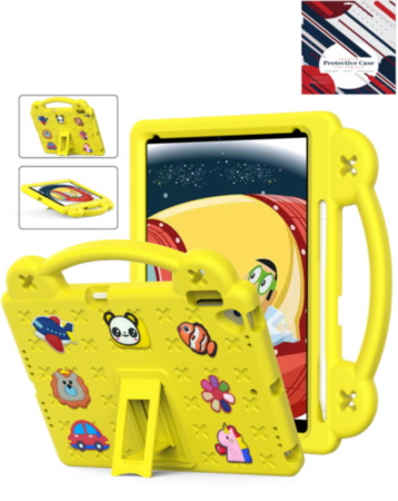 Shockproof Handle Case - YELLOW for iPad 10.2" (7th / 8th / 9th) / Air 3 / Pro 10.5 (Only Ground Shipping)