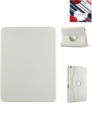 364 Degree Swivel Stand Folio Flip Smart Case - CREAM for iPad 10 2022 (10.9") / iPad 11 (A16) (Only Ground Shipping)