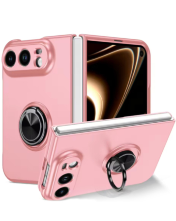 Magnetic Ring Stand Case for iPhone Duo (Pink) (Only Ground Shipping)