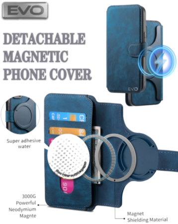 EVO Magnetic Phone Case - BLUE for Universal 6.9" (Only Ground Shipping)