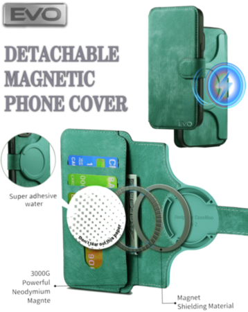 EVO Magnetic Phone Case - GREEN for Universal 6.9" (Only Ground Shipping)