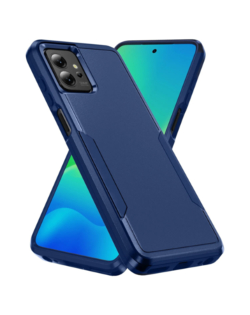 Motorola Edge+ 2023 Dual Layers Shockproof Strong Case - NAVY BLUE (Only Ground Shipping)