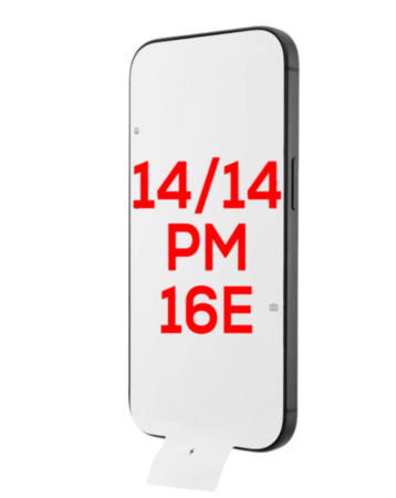 Retail Screen Packing Film (100 Pack) for iPhone 14 / 14 Pro / 16e (Only Ground Shipping)
