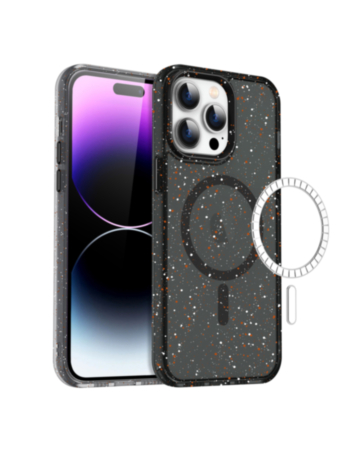 Splash - Ink Design Wireless Charging Case - BLACK for iPhone 12 / 12 Pro (Only Ground Shipping)
