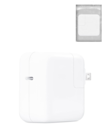 35W Dual USB-C Power Wall Adapter For iPhone / iPad / iWatch / iPad / MacBook (OEM Pull A Grade) (Only Ground Shipping)