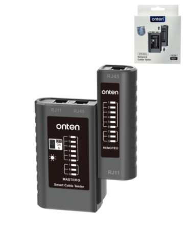 Onten Network Cable Tester (RJ45 + RJ11) (Only Ground Shipping)