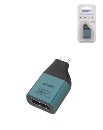 Onten USB C to DP Adapter (4K / 120Hz or 8K / 60Hz) (Only Ground Shipping)