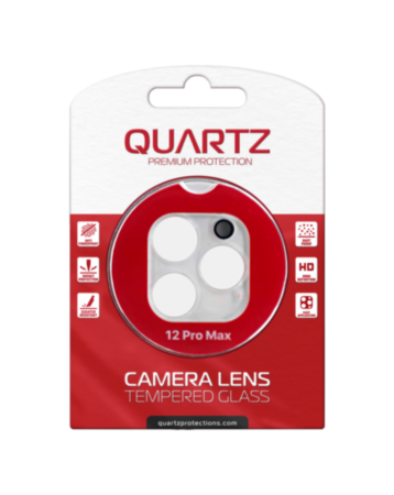 Purchase the QUARTZ Clear Back Camera Tempered Glass for iPhone 12 Pro Max.







