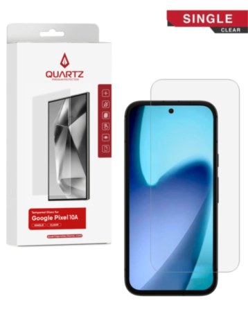 QUARTZ Clear Tempered Glass for Google Pixel 10A (Single Pack)