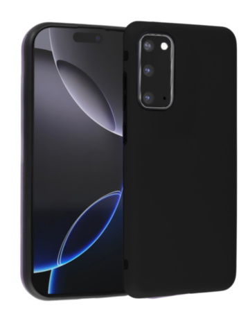 Full Cover New Design Silicone Case - BLACK for Galaxy S20 (Only Ground Shipping)