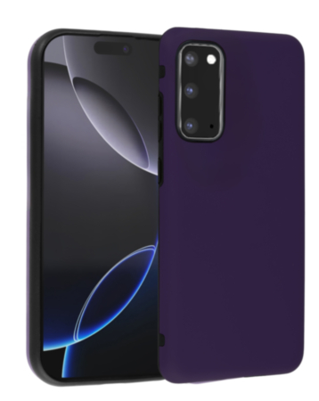 Full Cover New Design Silicone Case - PURPLE for Galaxy S20 (Only Ground Shipping)