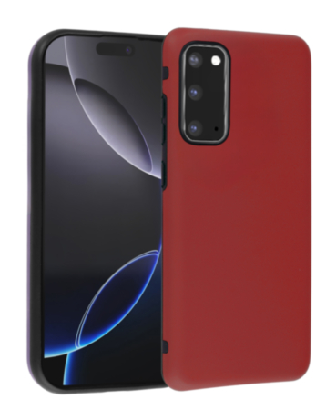 Full Cover New Design Silicone Case - RED for Galaxy S20 (Only Ground Shipping)