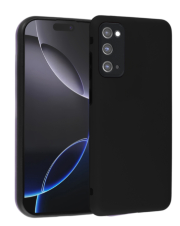 Full Cover New Design Silicone Case - BLACK for Galaxy S20 Plus (Only Ground Shipping)