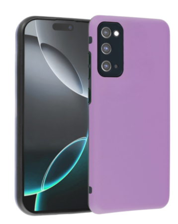 Full Cover New Design Silicone Case - LILAC for Galaxy S20 Plus (Only Ground Shipping)