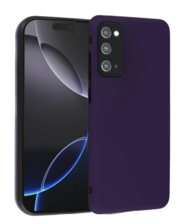 Full Cover New Design Silicone Case - PURPLE for Galaxy S20 Plus (Only Ground Shipping)