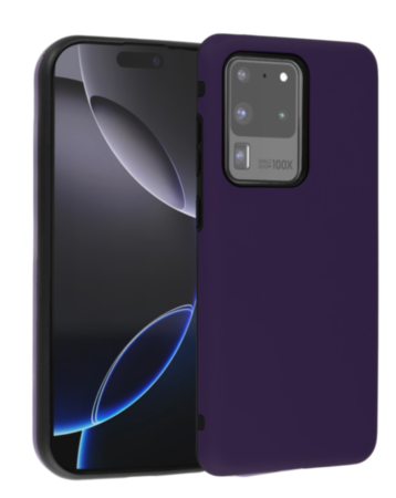 Full Cover New Design Silicone Case - PURPLE for Galaxy S20 Ultra (Only Ground Shipping)
